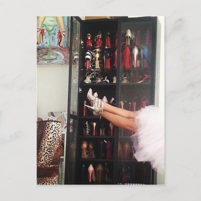 Cartão Postal Princesa calçado (Frente)