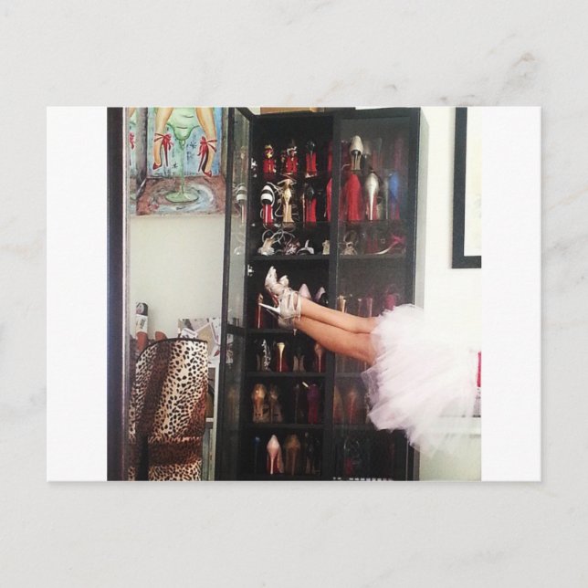 Cartão Postal Princesa calçado (Frente)