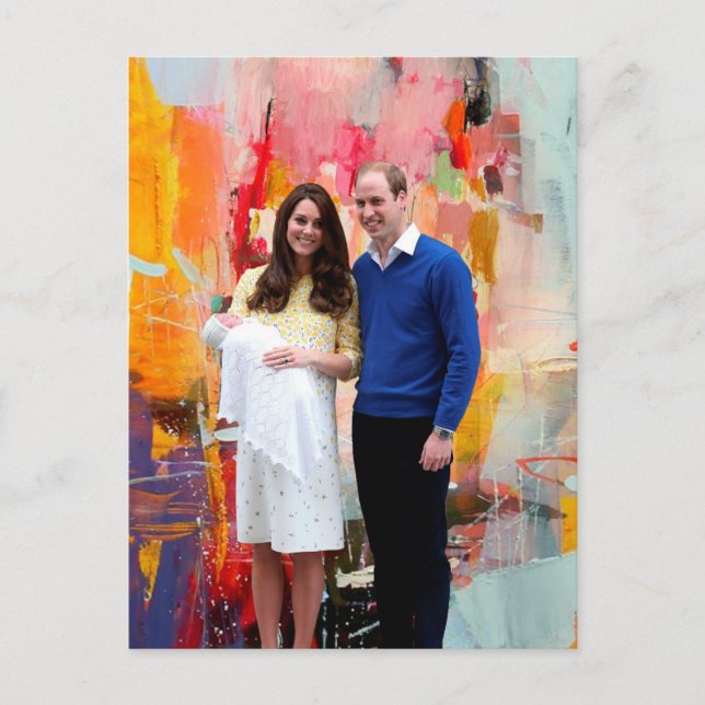 Cartão Postal Princesa Charlotte Elizabeth Diana (Frente)