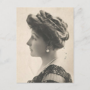 Cartão Postal Princesa coroa Stephanie da Áustria #060H