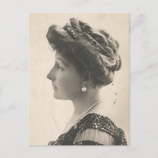 Cartão Postal Princesa coroa Stephanie da Áustria #060H (Frente)