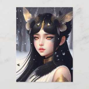 Cartão Postal Princesa Crow, Posto
