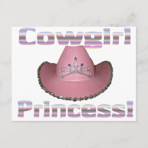 Cartão Postal Princesa da Cowgirl