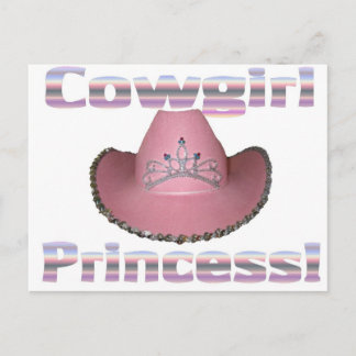 Cartão Postal Princesa da Cowgirl