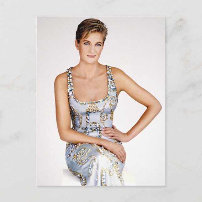 Cartão Postal Princesa Diana 1991 (Frente)