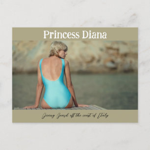 Cartão Postal Princesa Diana Icônica Conselho de Divisor de Imag