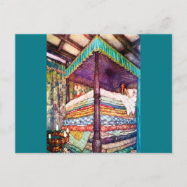 Cartão Postal Princesa e a Ervilha