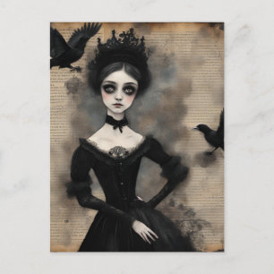 Cartão Postal Princesa e Ravens