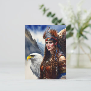 Cartão Postal Princesa guerreira americana