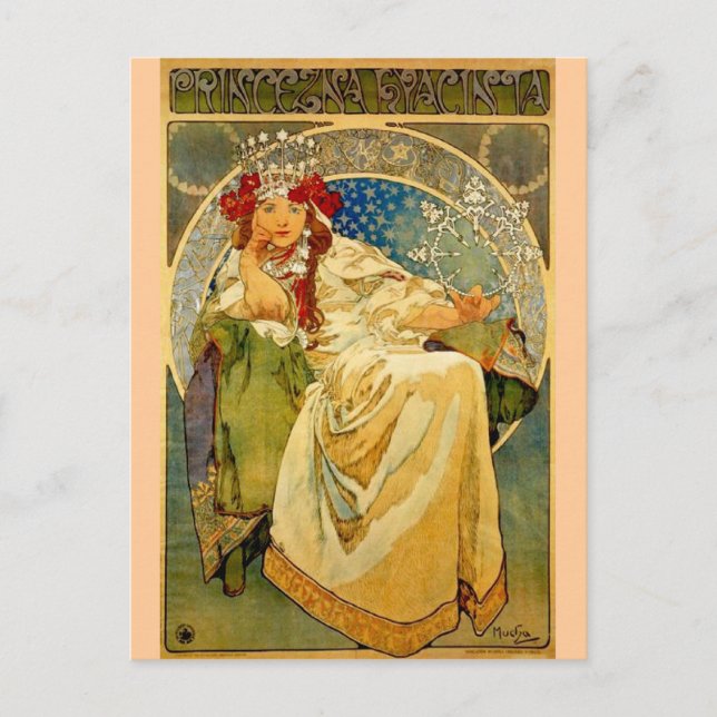Cartão Postal Princesa Hyacinth (Frente)