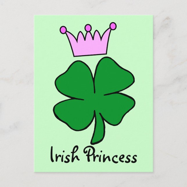 Cartão Postal Princesa irlandesa (Frente)