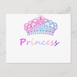 Cartão Postal Princesa (multicolorido)