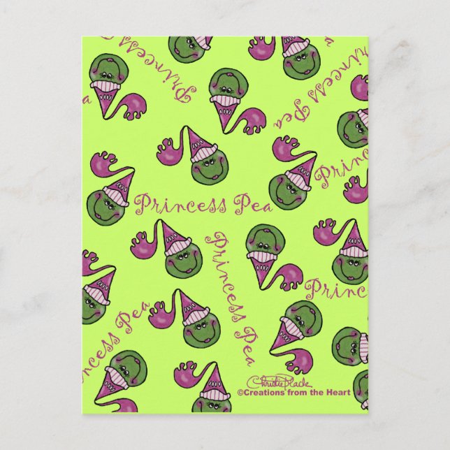 Cartão Postal Princesa Pea (Frente)