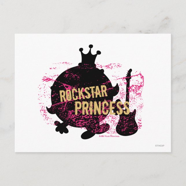 Cartão Postal Princesa Rockstar (Frente)