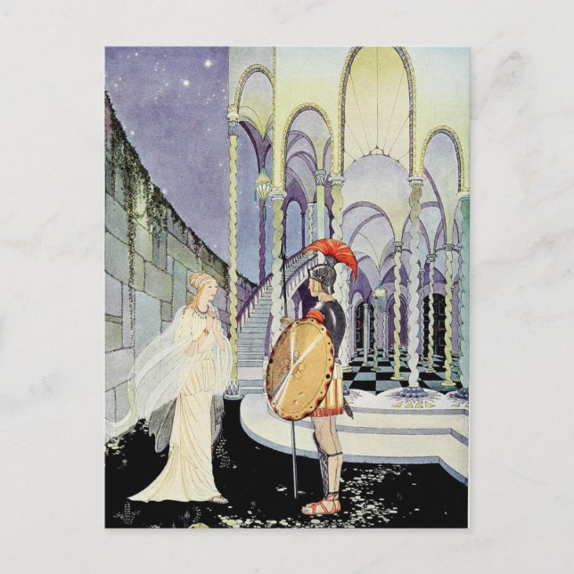 Cartão Postal Princesa Rosette e Soldier (Frente)