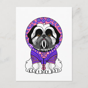 Cartão Postal Princesa Shih Tzu