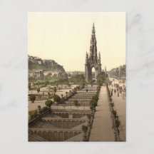 Princesa Street, o Castelo e Scott Monument