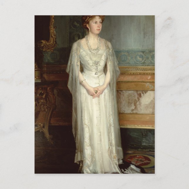 Cartão Postal Princesa Victoria Eugenie, Rainha da Espanha (Frente)
