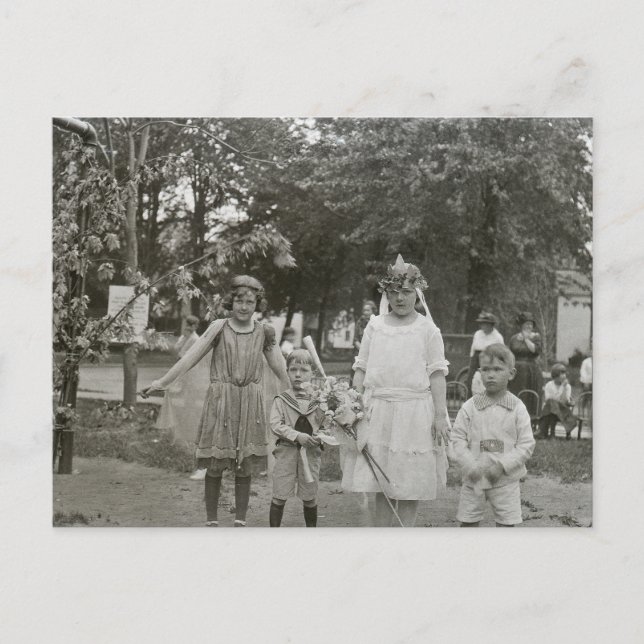 Cartão Postal Princesas de fada (e irmãos pequenos) (Frente)