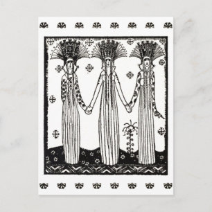 Cartão Postal Princesas no Castelo de Soria Moria