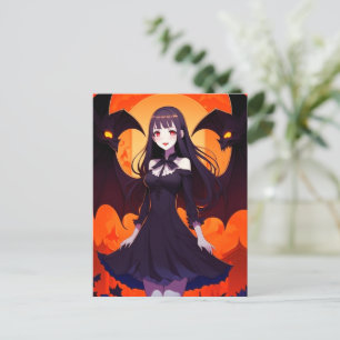 CARTÃO POSTAL PRINCESS VAMPIRE OF BATS - GÓTICO