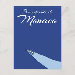 Cartão Postal Principauté de Mônaco poster de viagens
