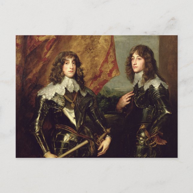 Cartão Postal Príncipe Charles Louis Eleitor Palatine (Frente)