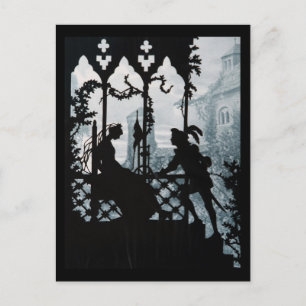 Cartão Postal Príncipe Encantado e Princesa