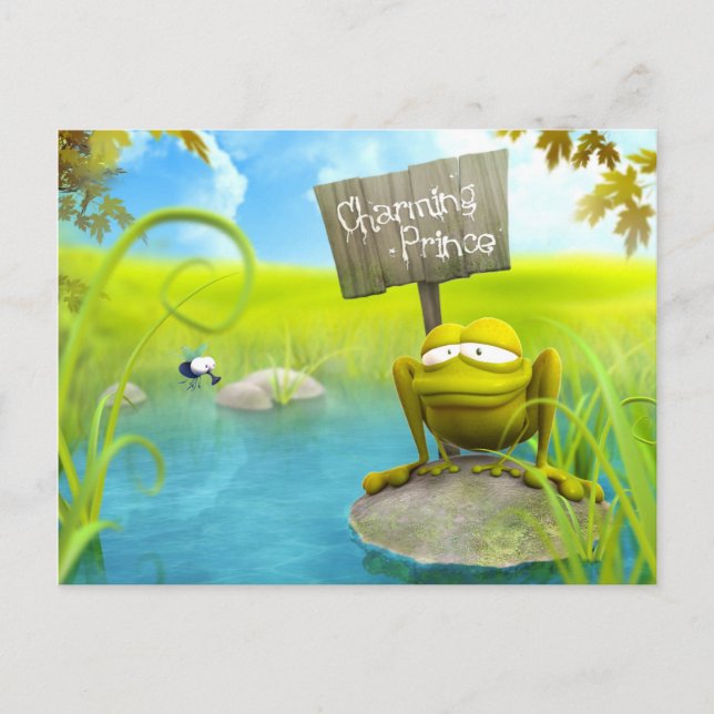 Cartão Postal Príncipe encantador (Frente)