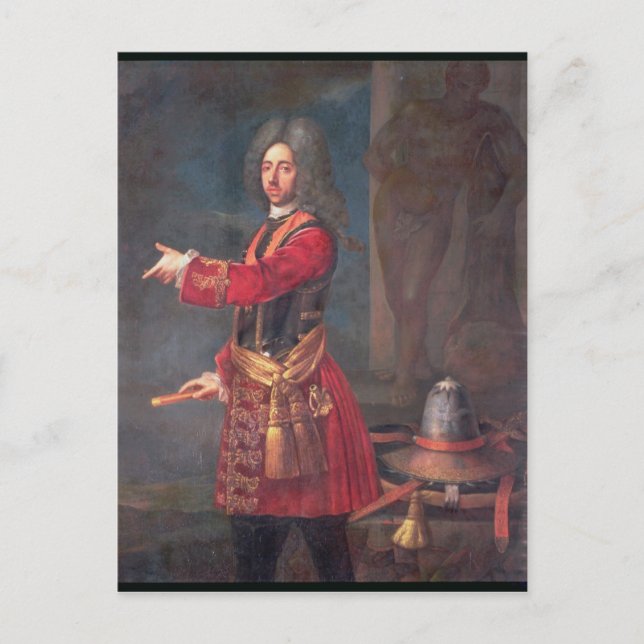Cartão Postal Príncipe Eugene de Savoy (Frente)