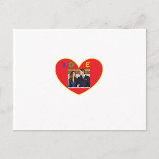 Cartão Postal Príncipe Harry e Kate