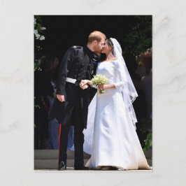 Cartão Postal Príncipe Harry e Meghan Markle Casamento Real