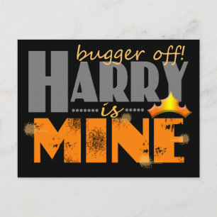 Cartão Postal Príncipe Harry é meu