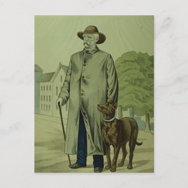 Cartão Postal Príncipe Otto von Bismarck em Friedrichsruh (Frente)