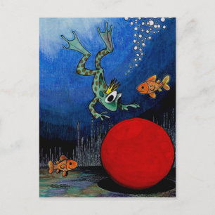 Cartão Postal Príncipe Sapo