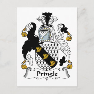 Cartão Postal Pringle Family Crest