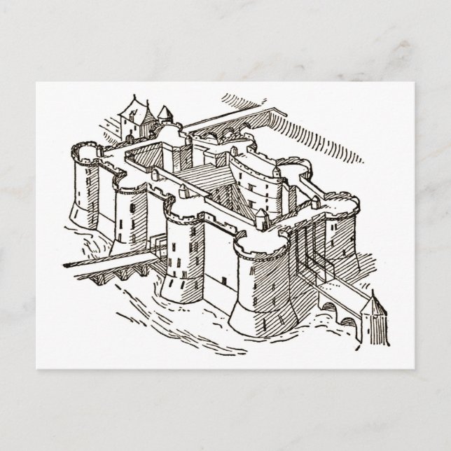 Cartão Postal Prisão de BastilhaParis (Frente)