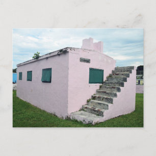 Cartão Postal Prisão histórica das Bahamas cor-de-rosa, Tartar