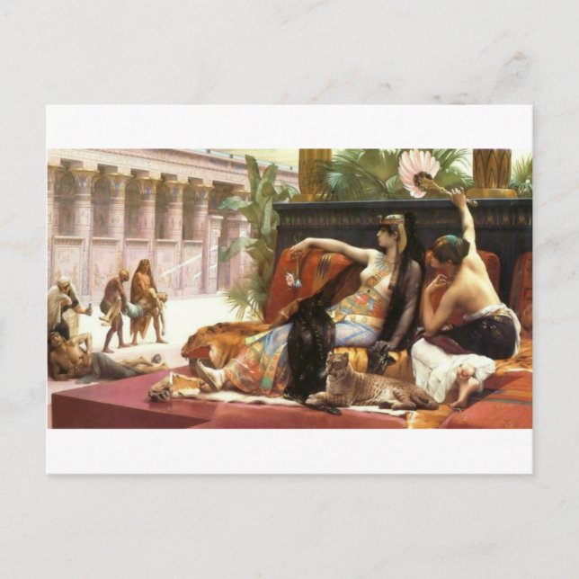 Cartão Postal Prisões de teste de Cleópatra Cabanel em príncipes (Frente)