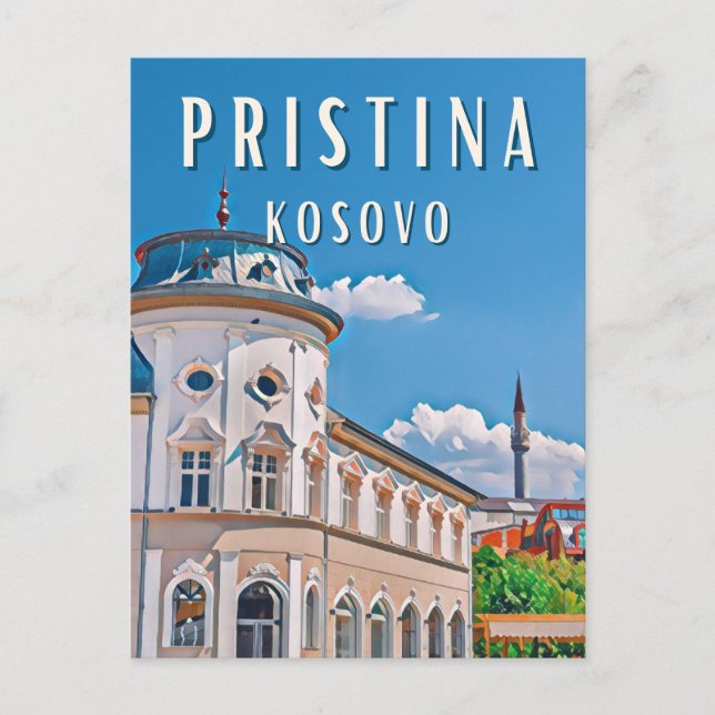 Cartão Postal Pristina, le cœur du Kosovo (Frente)