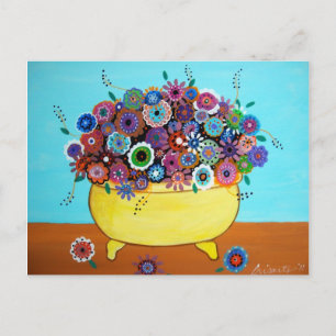 CARTÃO POSTAL PRISTINE BLOOMS