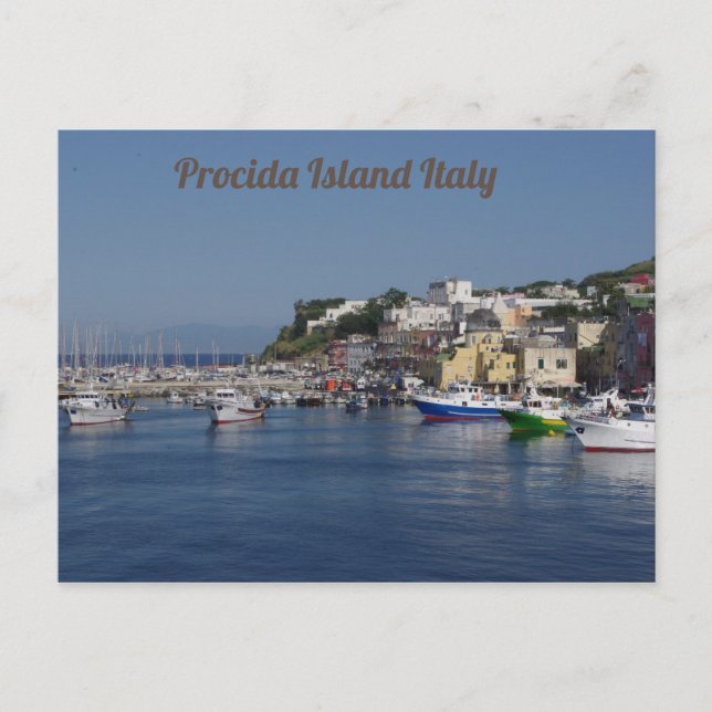 Cartão Postal Procida Island Itália (Frente)