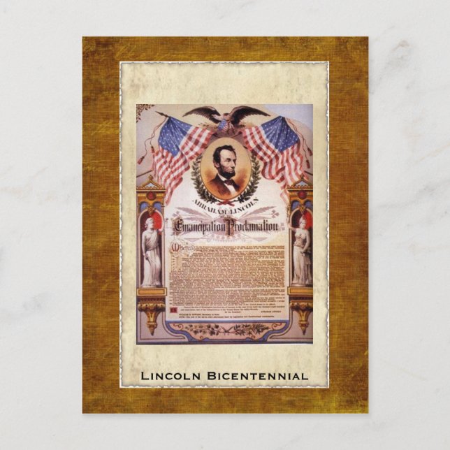 Cartão Postal Proclamação da Emancipação (Frente)