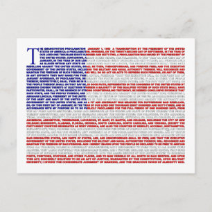 Cartão Postal Proclamação de Emancipação