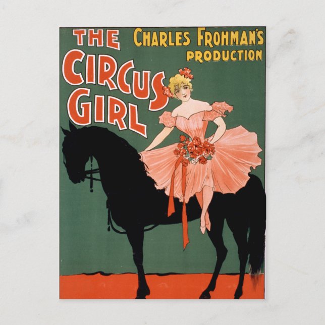 Cartão Postal Produção de Charles Frohman, The Circus Girl 3 (Frente)