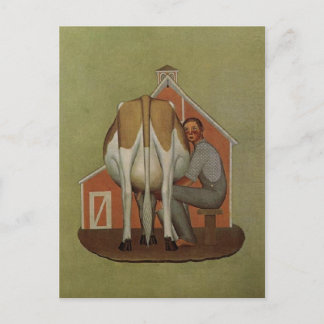 Cartão Postal Produto de Iowa por Grant Wood