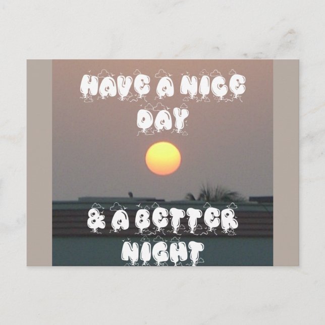 Cartão Postal Produto de Personalização do Dia Legal (Frente)