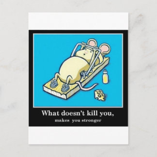 Cartão Postal Produto engraçado para o mouse