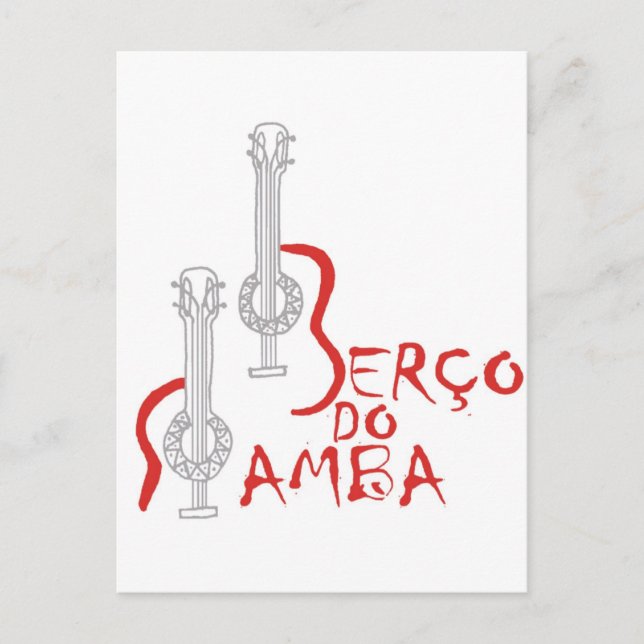 Cartão Postal Produtos Berço do Samba (Frente)