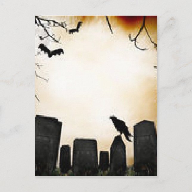 Cartão Postal Produtos com Tema de Horror (Frente)